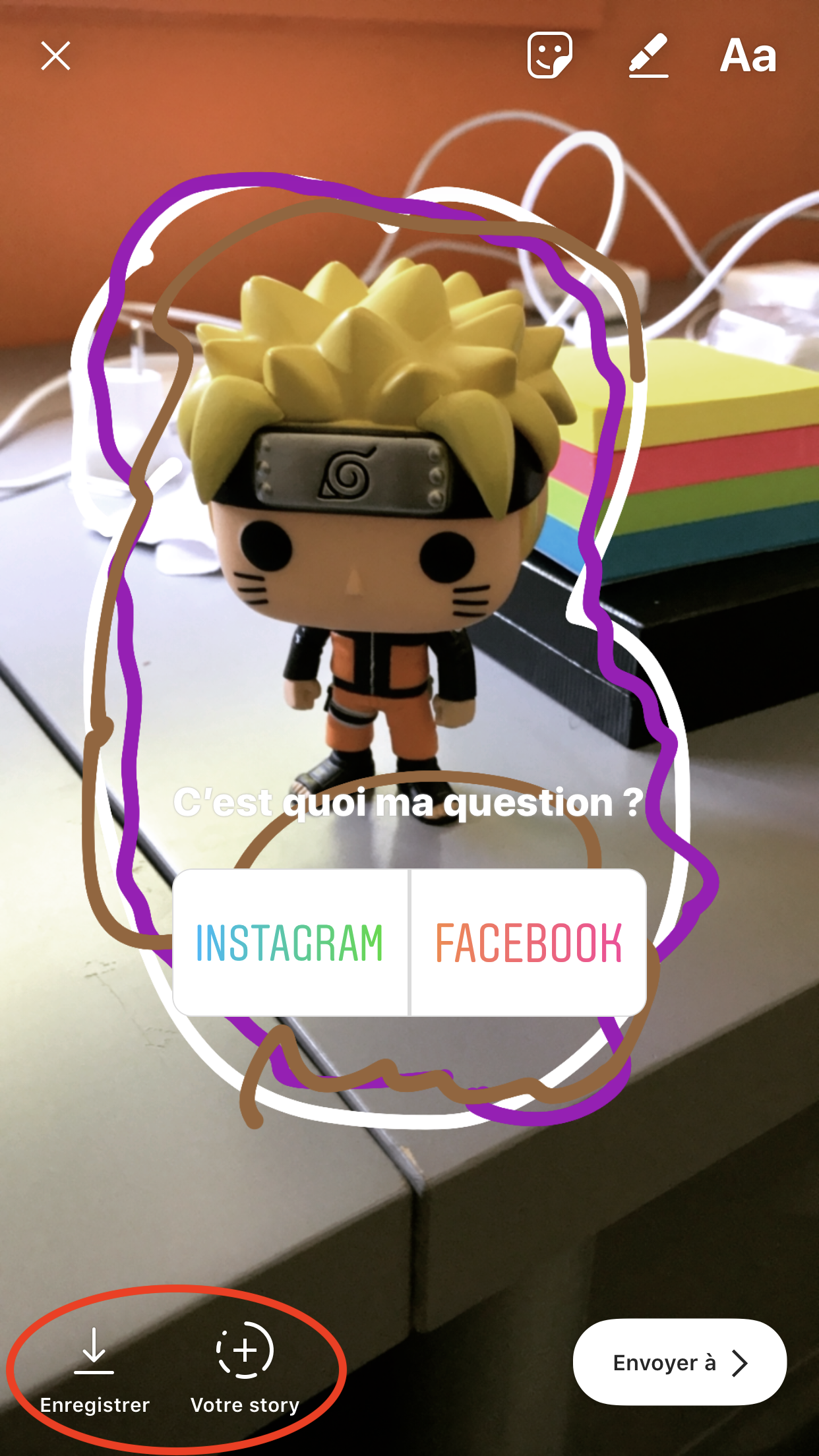 poster ou enregistrer ses stories instagram